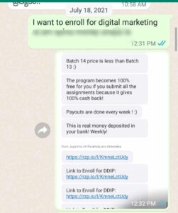 whatsapp screenshot image