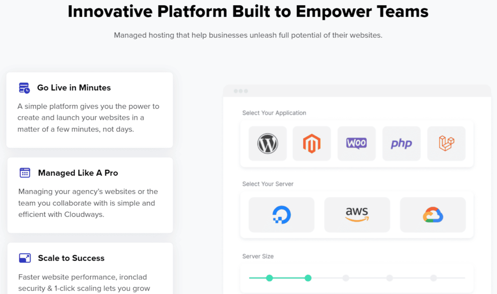 screenshot of cloudways hosting platform growth 