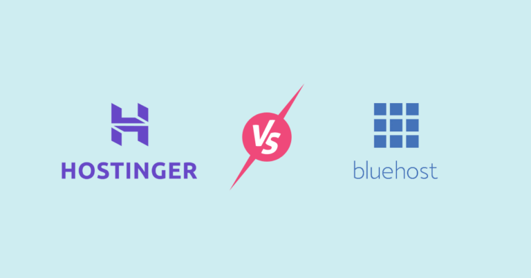 hostinger vs bluehost visual representation